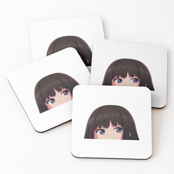 Item preview, Cute Girl Peeking Anime Car Sticker Cartoon , Goblin Hunter Peeking designed and sold by Jesticker.
