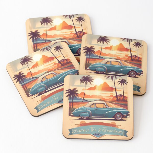 Item preview, Classic Car Adventure Poster: Embrace the Extraordinary designed and sold by Ceemko's Vintage Corner.