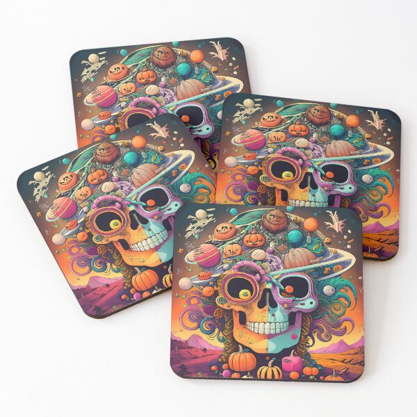 Item preview, Skull Universe Halloween designed and sold by SabyDigitalArt.