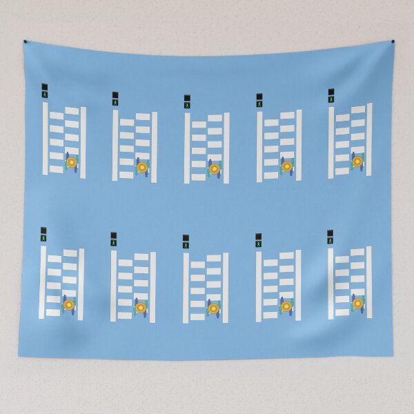 Item preview, children walking on crosswalk designed and sold by NAGNE.
