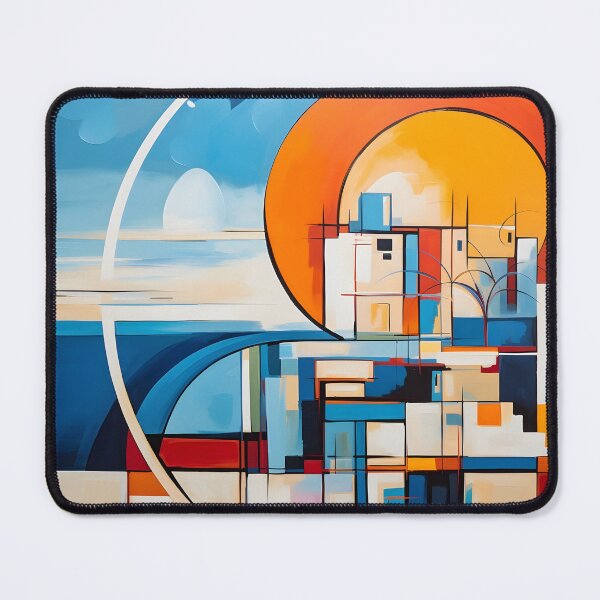 Item preview, Abstract seaview by AI designed and sold by workflou.