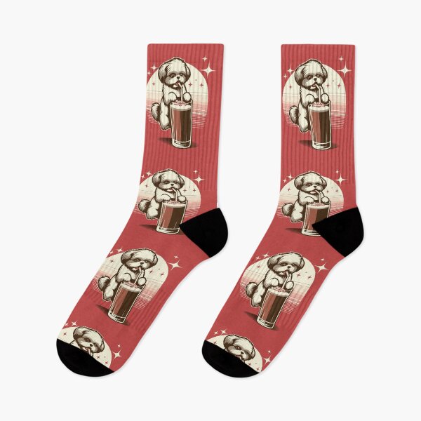 Item preview, Shih Tzu Puppy Loves Hot Chocolate With Marshmellows designed and sold by SubtleSplit.