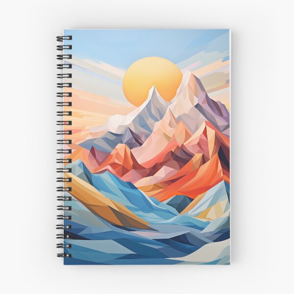 Item preview, Abstract mountainview by AI designed and sold by workflou.