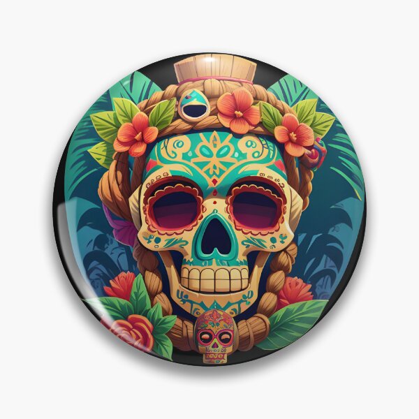 Item preview, Sugar Skull Tiki designed and sold by ratchawoot.