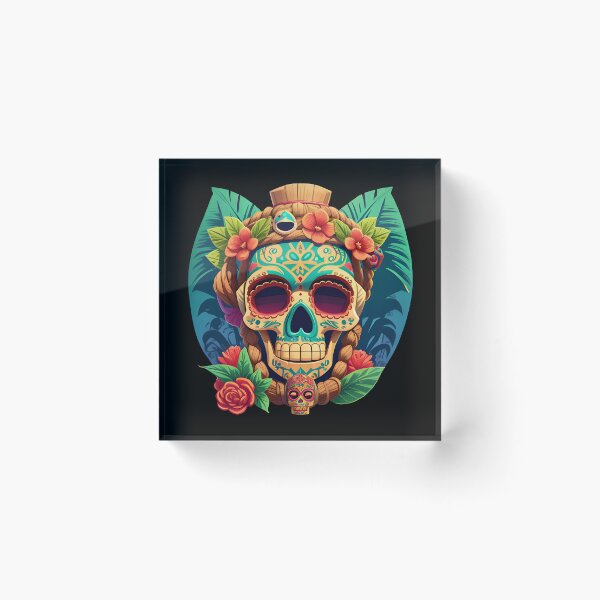 Item preview, Sugar Skull Tiki designed and sold by ratchawoot.