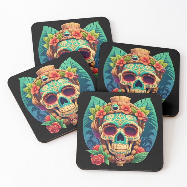 Item preview, Sugar Skull Tiki designed and sold by ratchawoot.