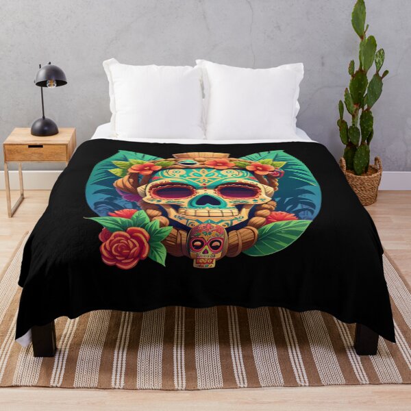 Item preview, Sugar Skull Tiki designed and sold by ratchawoot.