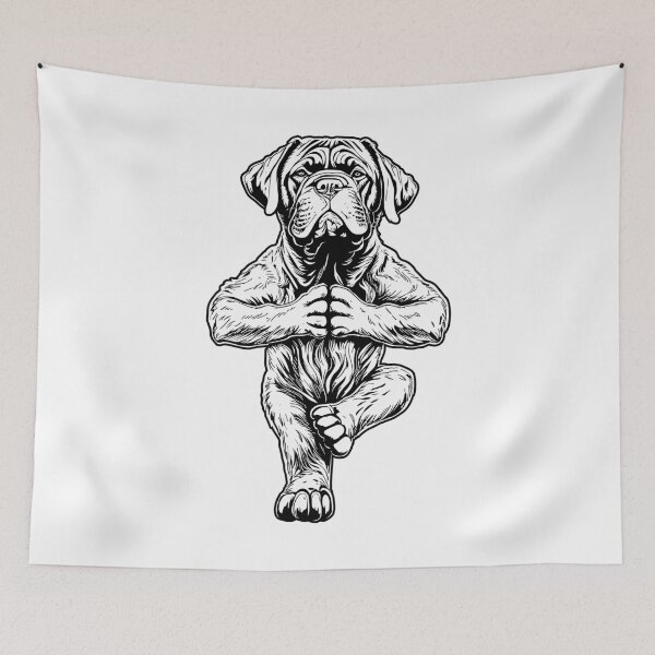 Item preview, Cane Corso Yoga Dog Puppy Funny Dogs Tree Pose Vrikshasana designed and sold by GrandeDuc.