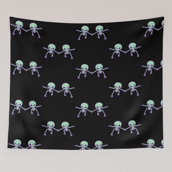 Item preview, Dancing Skeletons Dancers Funny Skeletons Gifts Halloween Funny gifts for Halloween Skull Spooky Time Szn designed and sold by MatthewViews.