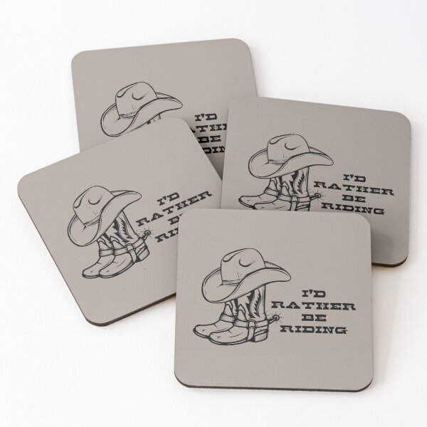 Item preview, I'd Rather Be Riding Boots & Hat designed and sold by CarleLS.
