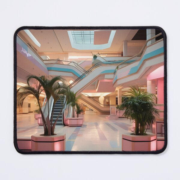 Item preview, 80's shopping mall by AI designed and sold by workflou.