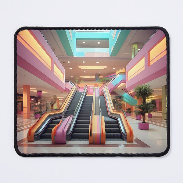 Item preview, 80's shopping mall by AI designed and sold by workflou.