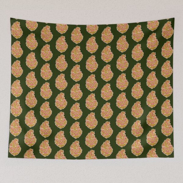 Item preview, Green and Red Paisley Elegance designed and sold by Shoeib Abolhassani.