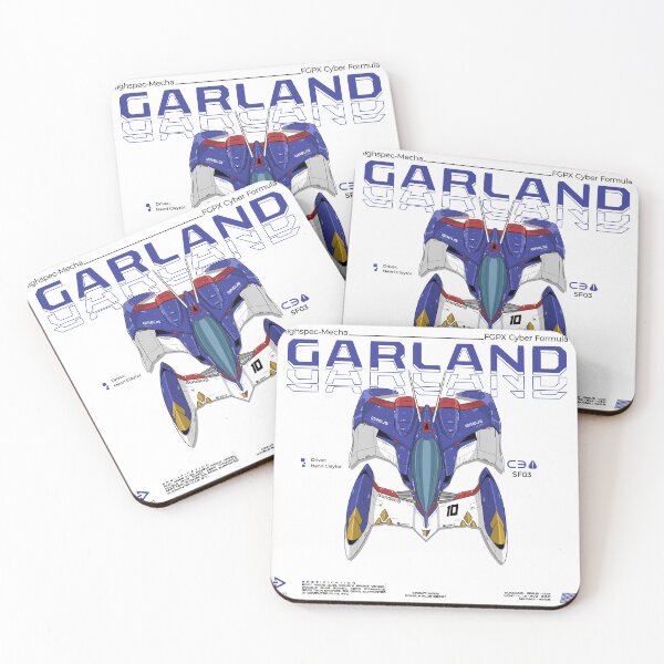 Item preview, Cyber Formula : Sugo - Garland SF03 detailed illustration with urban graphic design designed and sold by efiik.