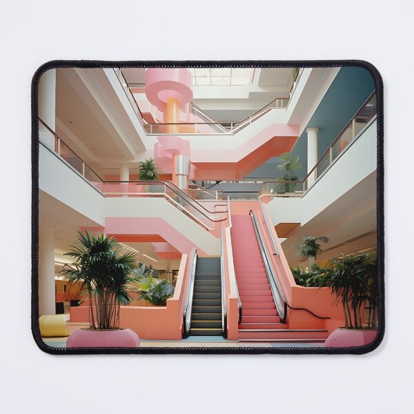 Item preview, 80's shopping mall by AI designed and sold by workflou.