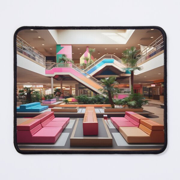Item preview, 80's shopping mall by AI designed and sold by workflou.