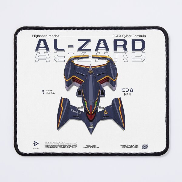 Item preview, Cyber Formula : Aoi - AL-Zard NP-1 detailed illustration with urban graphic design designed and sold by efiik.