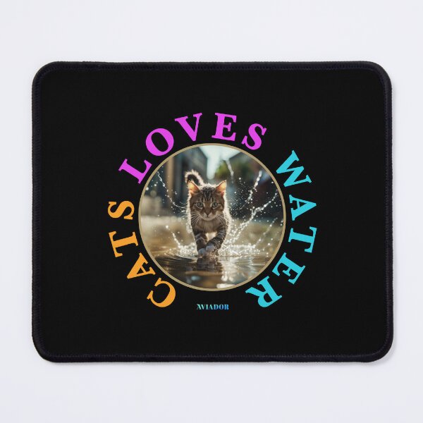 Item preview, Cat Loves Water designed and sold by Aviador.