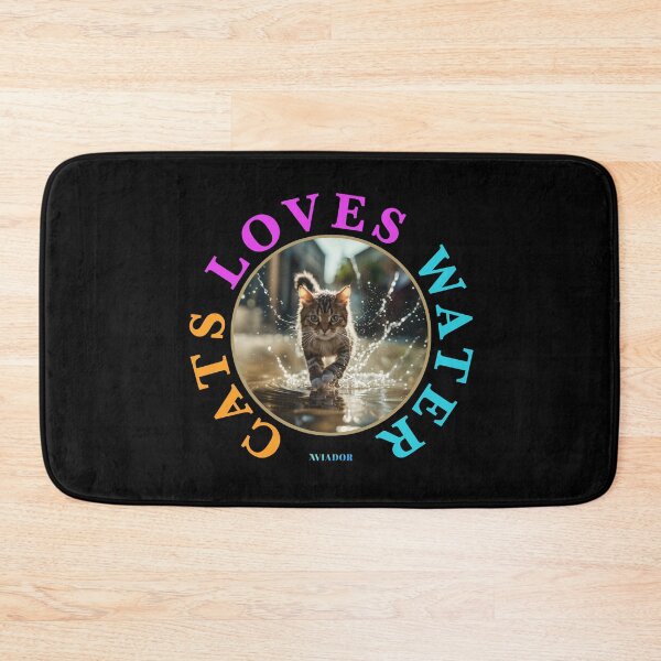 Item preview, Cat Loves Water designed and sold by Aviador.