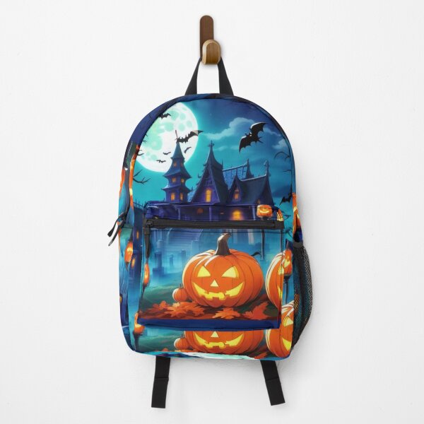 Item preview, Halloween spooky mansion in the moonlight designed and sold by JaroDesign2023.