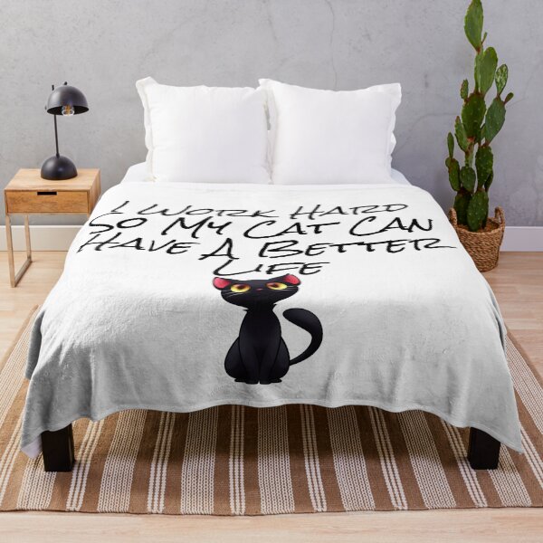 Item preview, I Work Hard So My cat Can Have A Better Life designed and sold by Zohaa45.