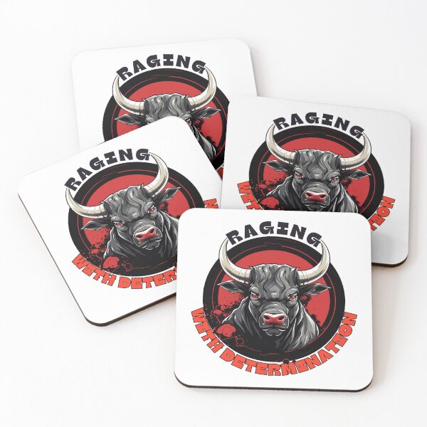 Item preview, Raging with Determination: The Bull's Resolve designed and sold by Jerseysrd.