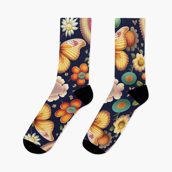 Item preview, Butterflies and Flowers Pattern designed and sold by Witsprings.