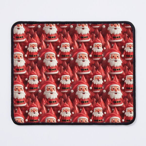 Item preview, Jolly Santa Claus Christmas Repeated Pattern in Festive Red designed and sold by soulofalion.