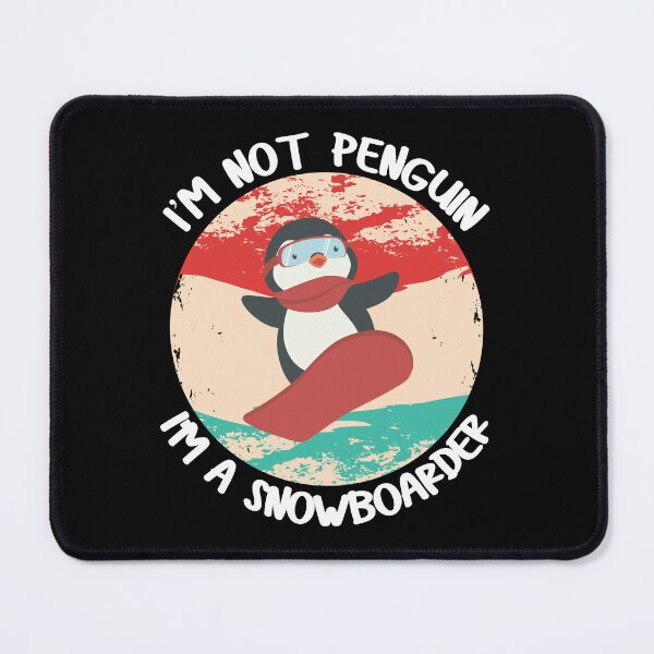 Item preview, Funny Penguin Snowboarder Winter Sport Lover designed and sold by Luckydesign1975.