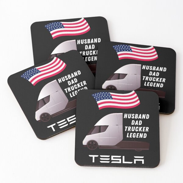 Item preview, Tesla Semi Truck - American Flag designed and sold by WigOutlet.