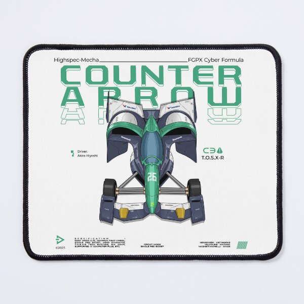 Item preview, Cyber Formula : Kho-I-Noor Formula - Counter Arrow T.O.S.X-R detailed illustration with urban graphic design designed and sold by efiik.