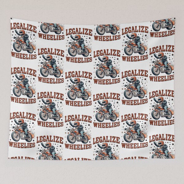 Item preview, Legalize Wheelies designed and sold by ColorFlick.