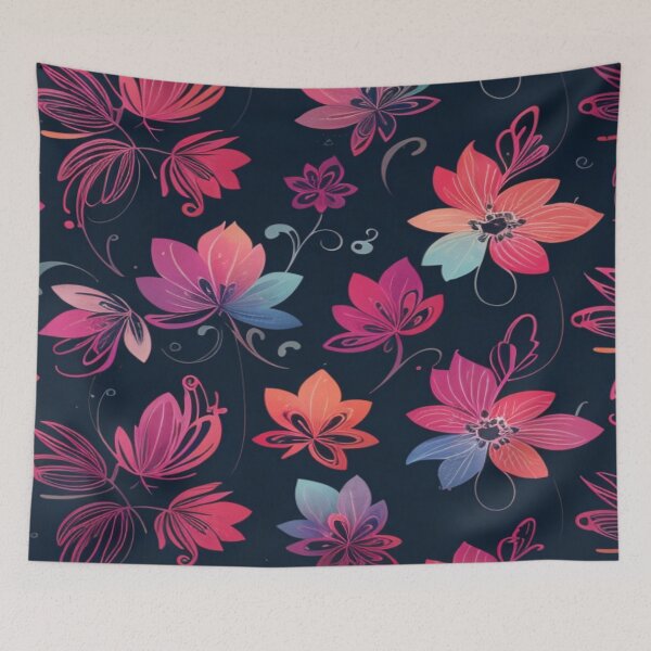Item preview, Fancy Flowers Pattern. designed and sold by ARichArts.