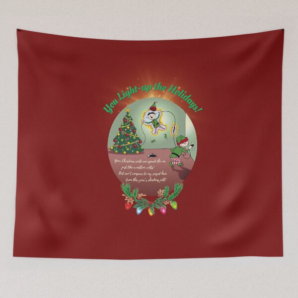Item preview, You LIght-up the Holidays! Elf Mug! designed and sold by HolidaysBlaze Designs For You.