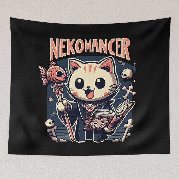 Item preview, Kawaii Nekomancer designed and sold by TomFrontierArt.