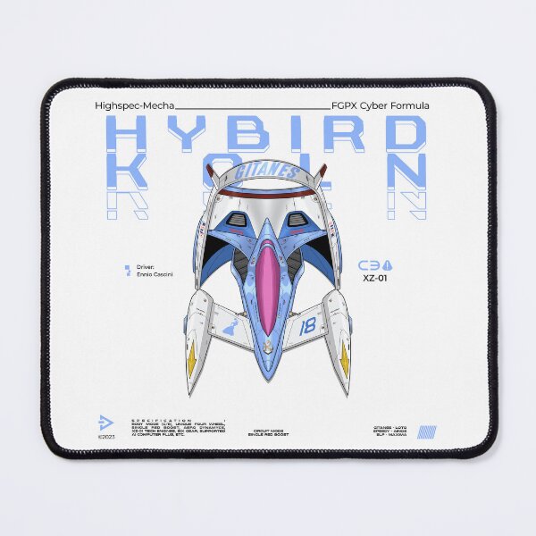Item preview, Cyber Formula : Mclegar Koln - Hybird Koln XZ-01 detailed illustration with urban graphic design designed and sold by efiik.