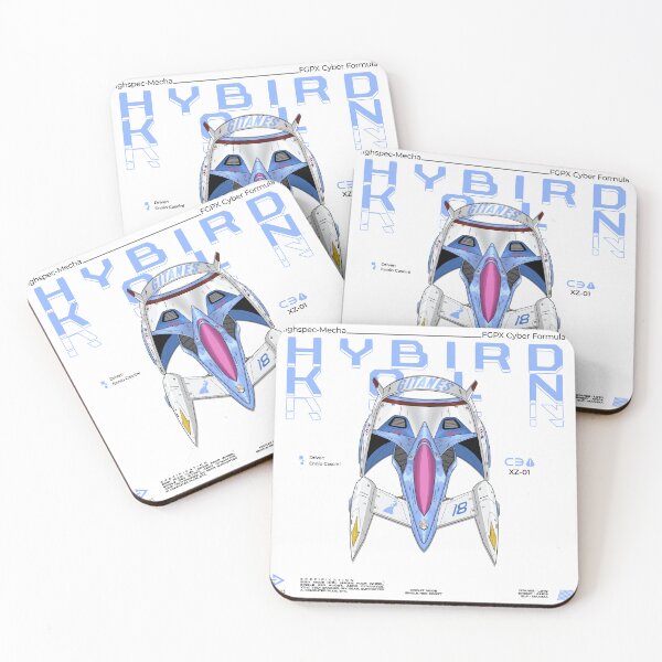 Item preview, Cyber Formula : Mclegar Koln - Hybird Koln XZ-01 detailed illustration with urban graphic design designed and sold by efiik.