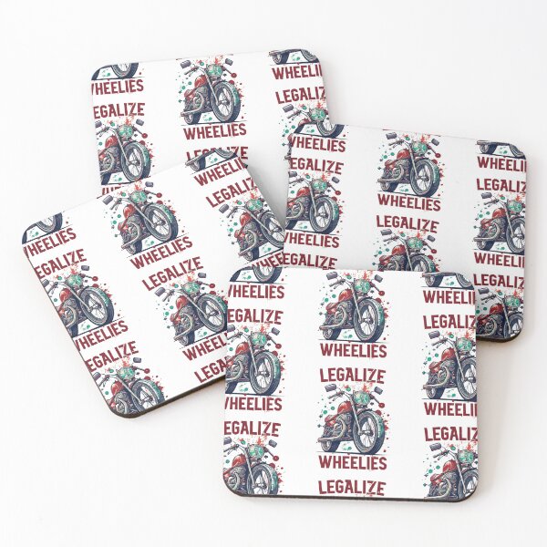 Item preview, Legalize Wheelies designed and sold by ColorFlick.