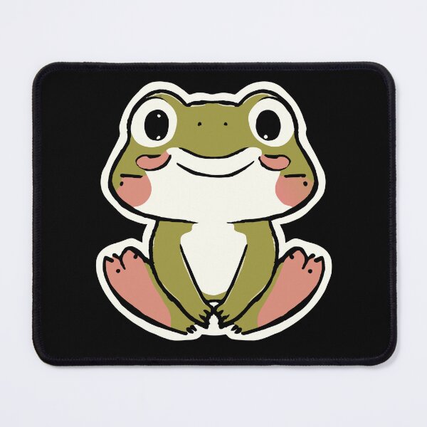 Item preview, Hand Drawn Watercolor Frog Illustration Minimalist Stylish Art Print designed and sold by SemARTDesign.