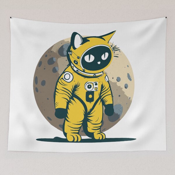 Item preview, astronaut cat style vector designed and sold by GiovanniCancemi.