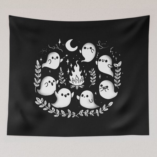 Item preview, Ghost Camp | Campfire | Nature | Cottagecore | Urban | Cosy designed and sold by SpiderSparrow.