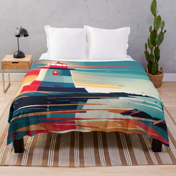 Item preview, Abstract Seascape Lighthouse designed and sold by KoliBabb.