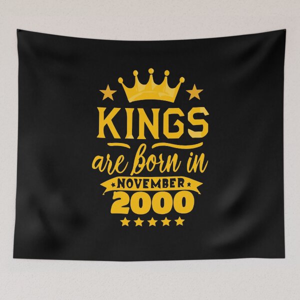 Item preview, Kings Are Born In November 2000 23th Birthday designed and sold by Sofia Rose Design ⭐️⭐️⭐️⭐️⭐️.
