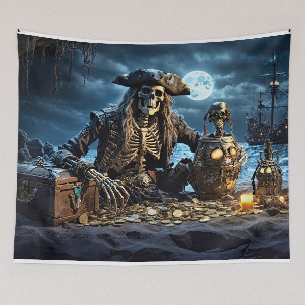 Item preview, Pirate Booty Under a Full Moon designed and sold by Glenburn Graphics.