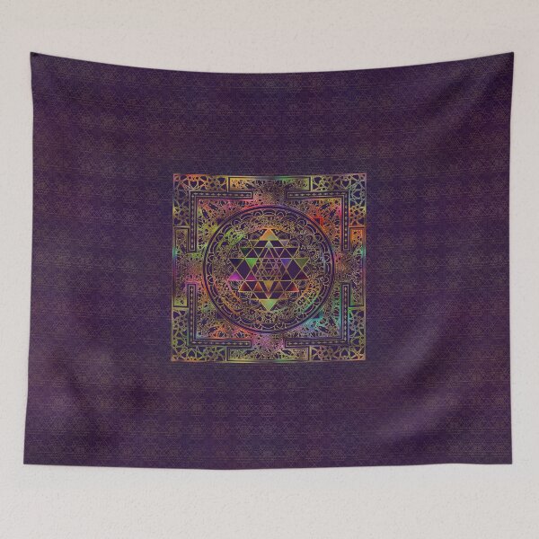 Item preview, Colorful Sri Yantra  / Sri Chakra designed and sold by k9printart.