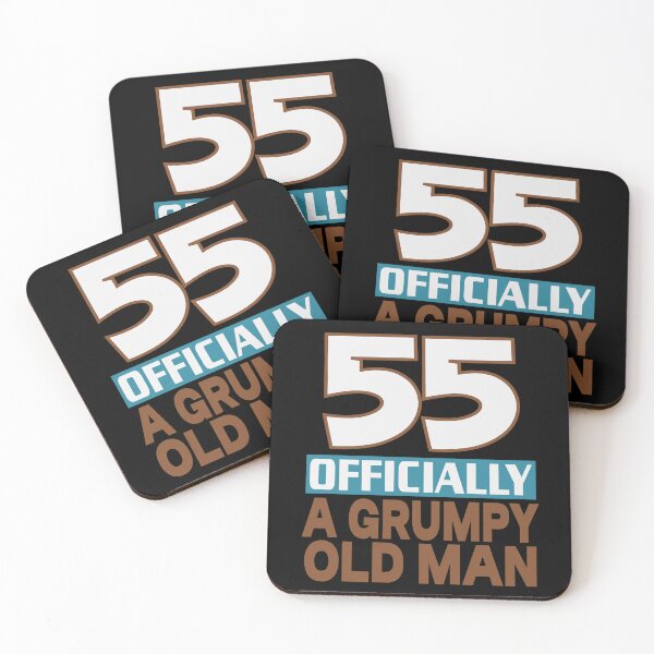 Item preview, 55 officially a grumpy old man designed and sold by giftfromheart.