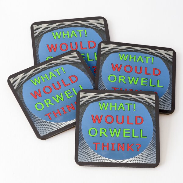 Item preview, WHAT WOULD ORWELL THINK designed and sold by alien almanac.