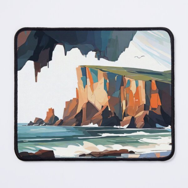 Item preview, Abstract Seascape Rocky Cliffs designed and sold by KoliBabb.