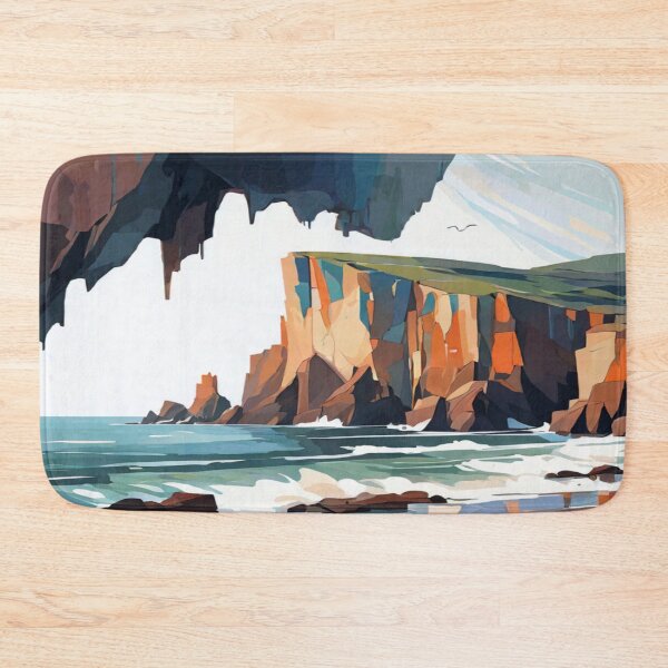 Item preview, Abstract Seascape Rocky Cliffs designed and sold by KoliBabb.