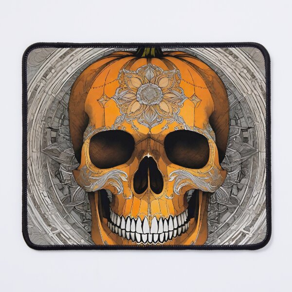 Item preview, Pumpkin Skull designed and sold by Psy-Dye-AI.